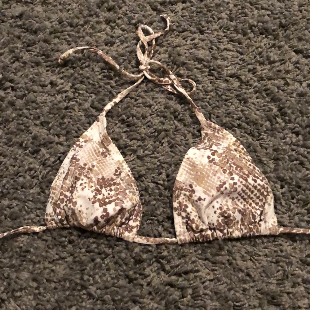 Snakeskin Swim Top